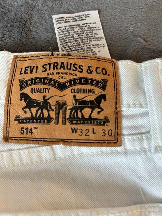 Levi’s white jeans size 32/30 - Picture 7 of 7